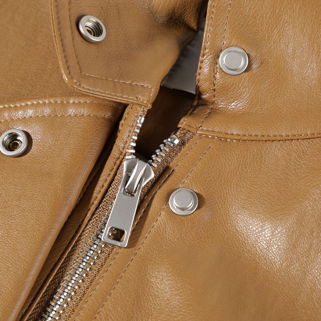 Kunstlederjacke Damen – Übergangsjacke für Frühling & Herbst