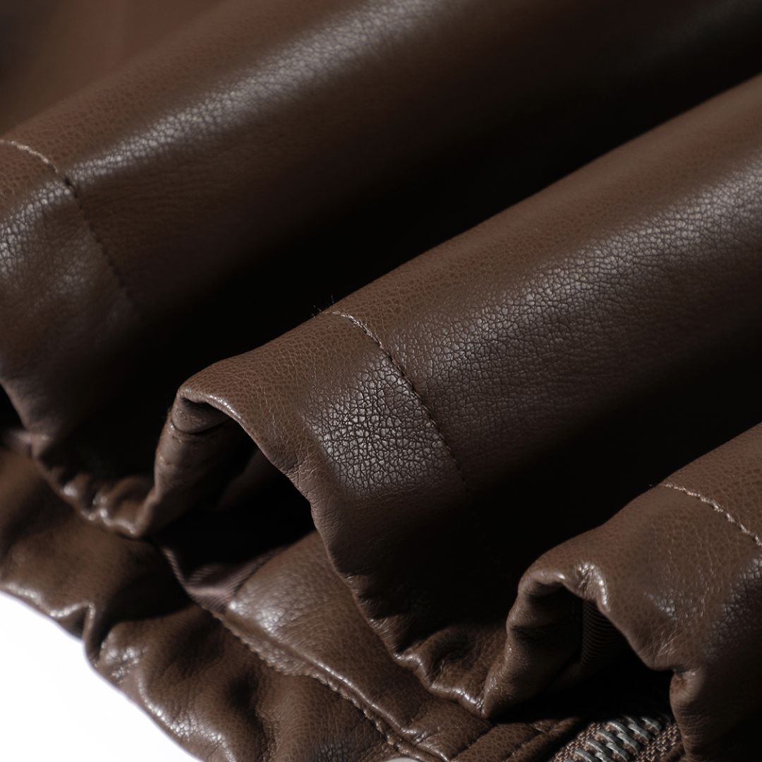 Kunstlederjacke Damen – Übergangsjacke für Frühling & Herbst