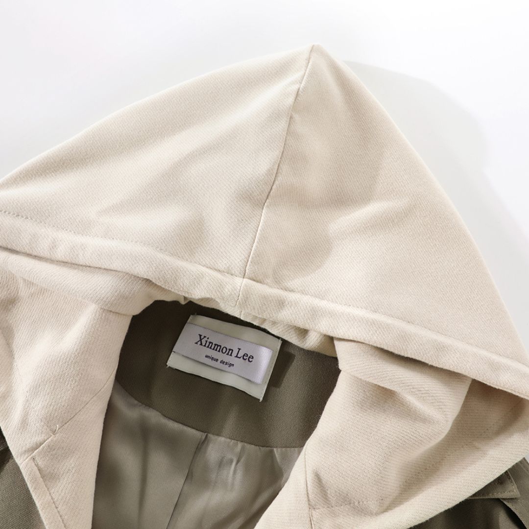 Trenchcoat Damen mit Kapuze – Hüftlang & stylisch für den Herbst