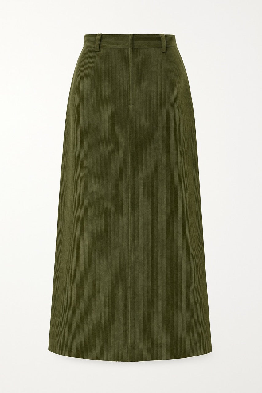 Elena Armeegrün – A-Linien Maxirock