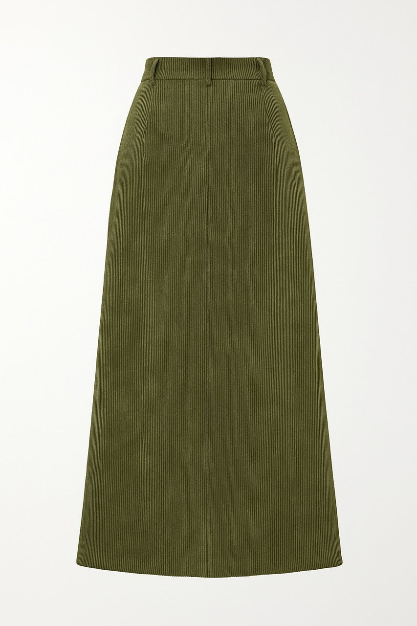 Elena Armeegrün – A-Linien Maxirock