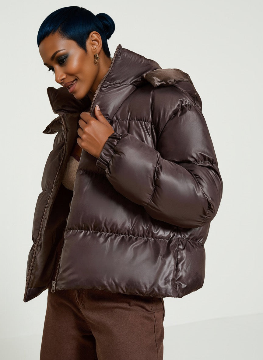Damen Kurz-Steppjacke  – Warm, Kompakt  Alltagstauglich