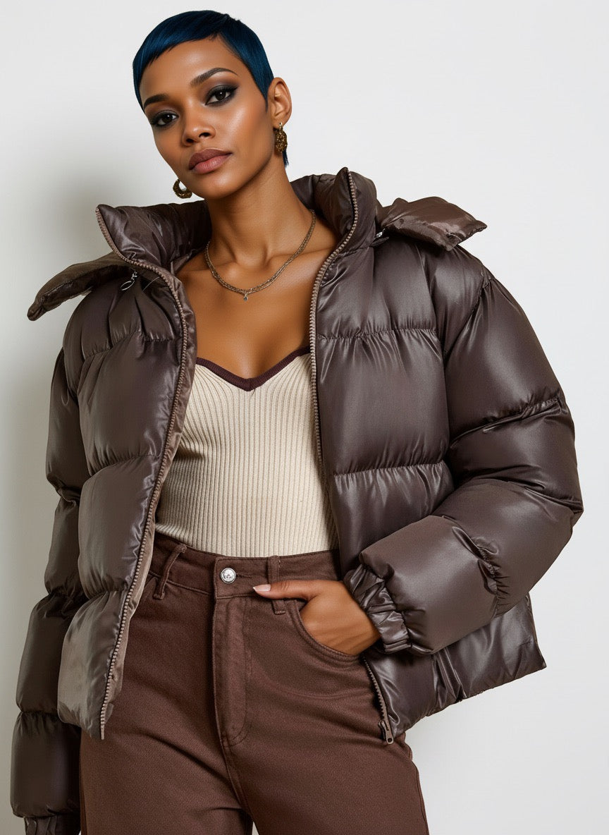 Damen Kurz-Steppjacke  – Warm, Kompakt  Alltagstauglich