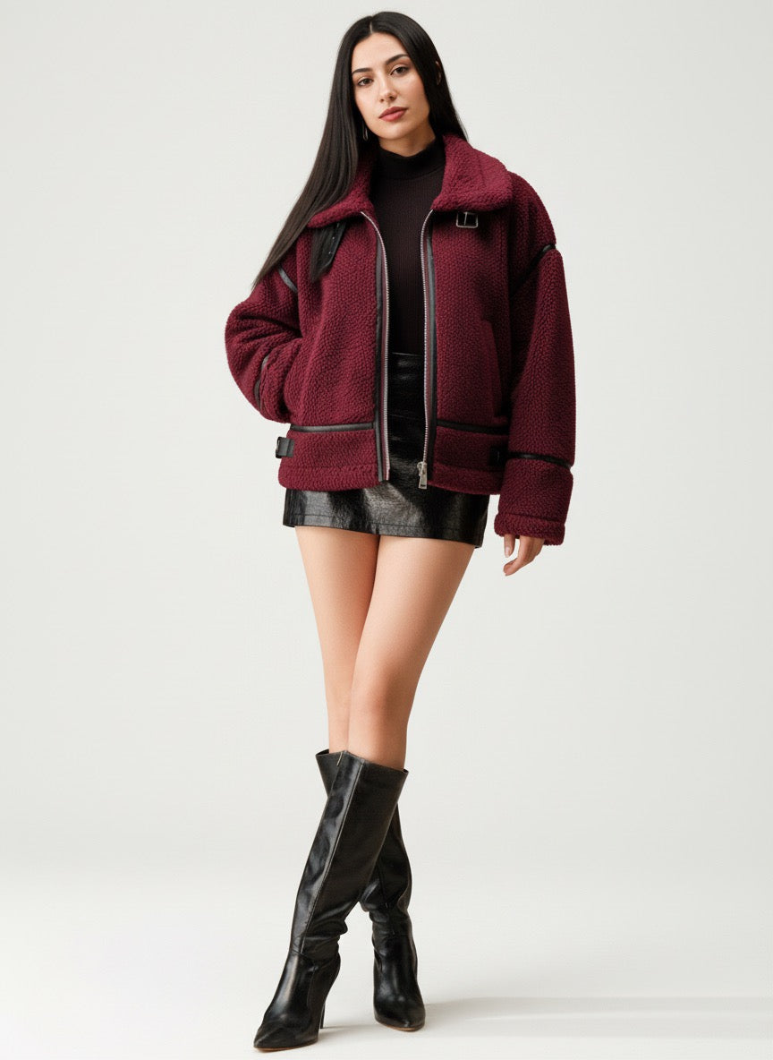 Teddy‑Jacke  – Perfekt für Herbst & Winter