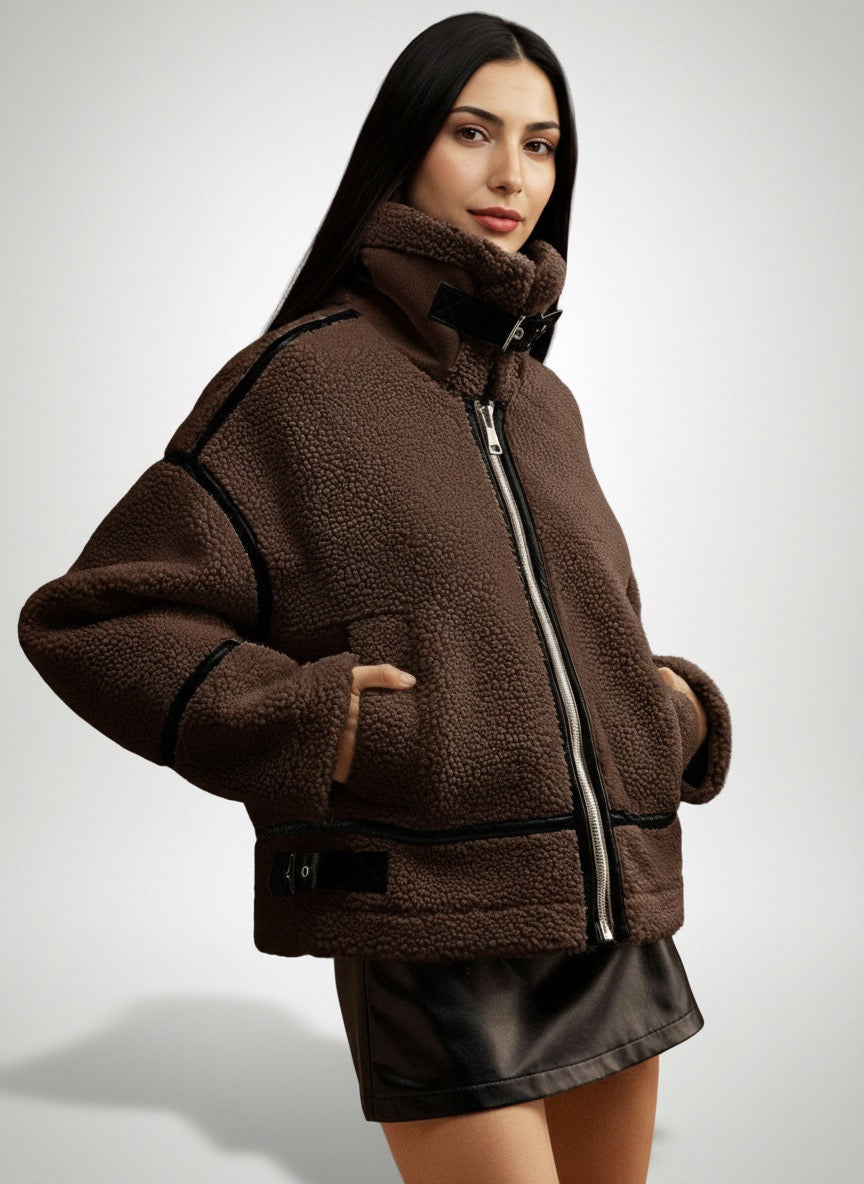 Teddy‑Jacke  – Perfekt für Herbst & Winter